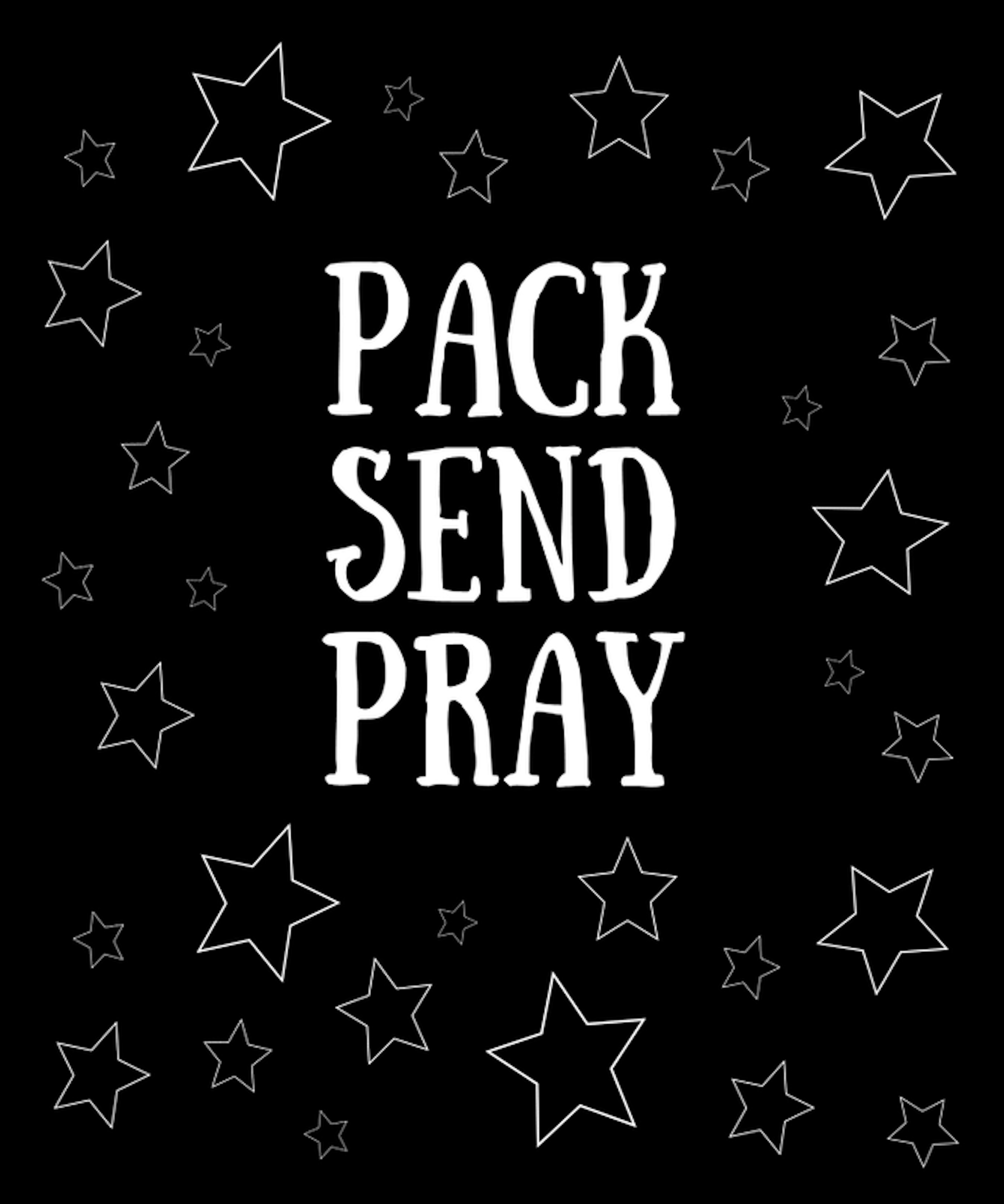 Pack Send Pray Logo Set